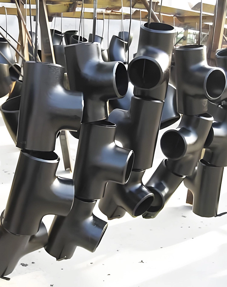 What are the connection methods of pipe tees?